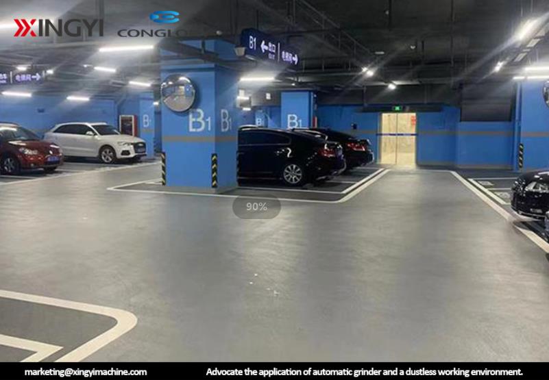 Underground car park slate conversion to epoxy flooring project